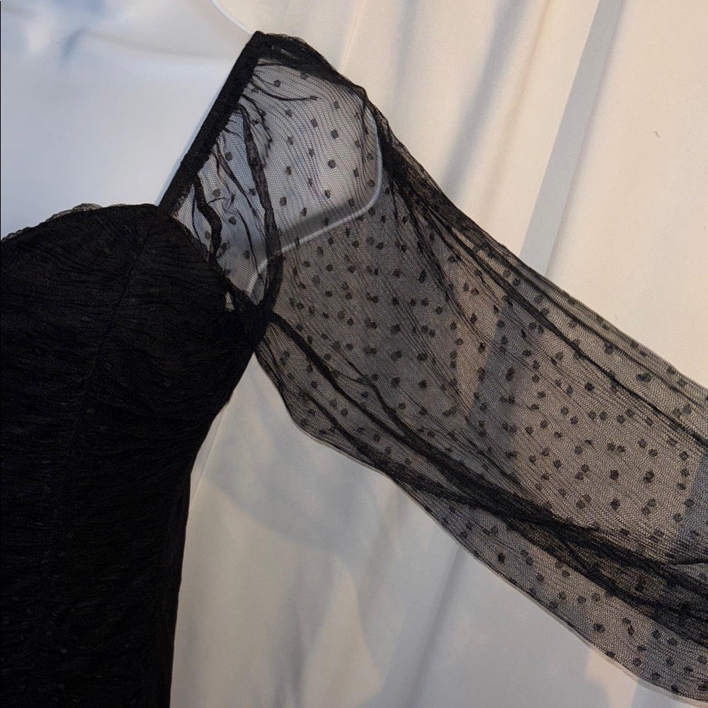 Haute Monde Size M - Elegant Black Lace Dress - Picture 4 of 6